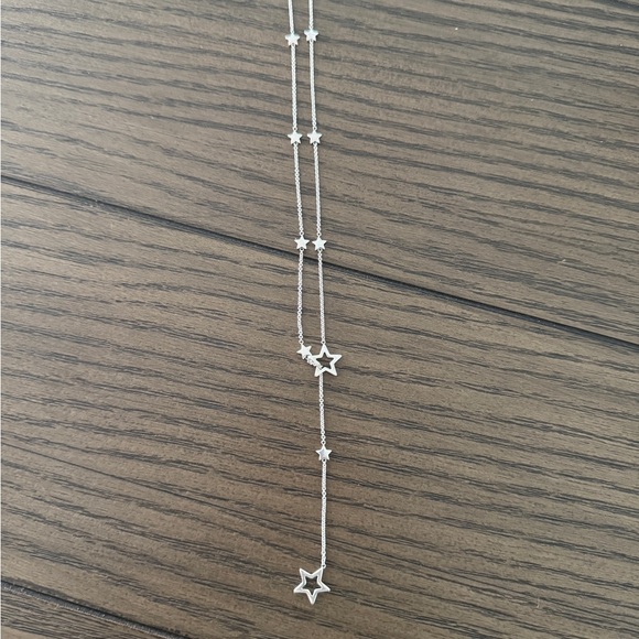 Rare Tiffany & Co. Sterling Silver Star Lariat Pendant Necklace - Picture 6 of 6